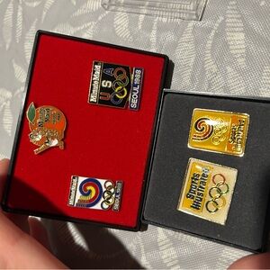 vintage 1988 Seoul Summer Olympics collectible pins